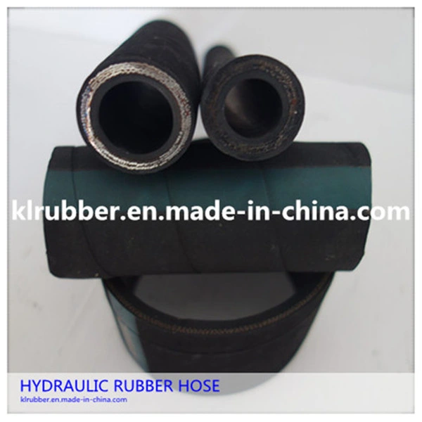 4sh High Pressure Spiral Reinforced Rubber Hydraulic Hose with Fitting